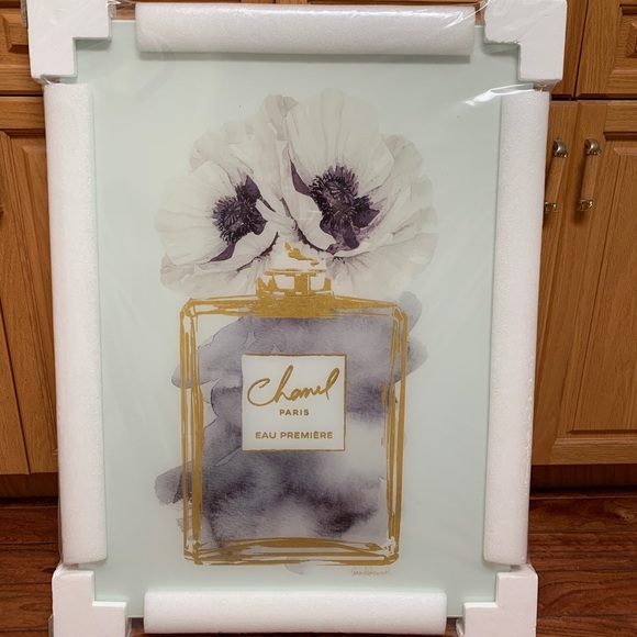 CHANEL Wall Decor Authentic Chanel Glass Art Poshmark